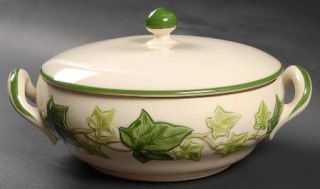 Franciscan Ivy (American) 1.50 Qt Round Covered Casserole, Fine China Dinnerware