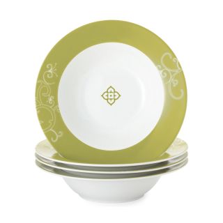 Rachael Ray Curly Q Set of 4 Pasta Bowls
