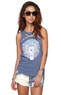 Womens Afends Tee   Afends Phases Muscle Tank