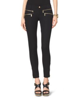 Womens Zipper Skinny Jeans   MICHAEL Michael Kors