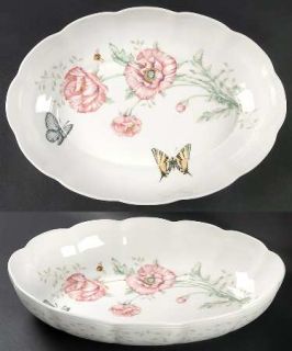 Lenox China Butterfly Meadow 13 Oval Baker, Fine China Dinnerware   Multicolor