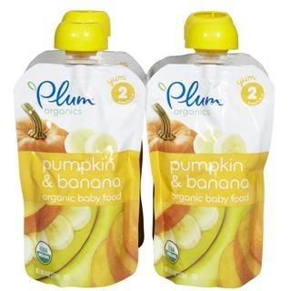 Plum Organics Second Blends 4 ounce Pumpkin Banana (pack Of 4)