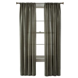 ROYAL VELVET Britton Rod Pocket Curtain Panel, Green