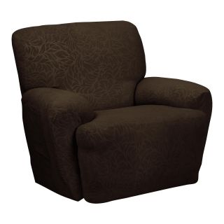 James Leaf 4 pc. Recliner Slipcover Set, Chocolate (Brown)