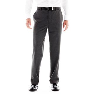 JF J.Ferrar JF J. Ferrar Super Slim Flat Front Suit Pants, Charcoal, Mens
