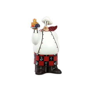 Urban Trends Collection 13 inch Resin Chef Figurine (ResinDimensions 7.67 inches wide x 6.7 inches deep x 13.5 inches highModel UTC82810UPC 877101828105For Decorative Purposes OnlyDoes Not Hold Water)
