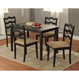 Black 5 piece Riviera Dining Set