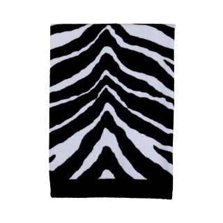 Creative Bath Zebra Bath Towels, Black/White