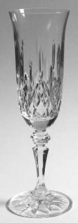 Galway Longford Fluted Champagne   Cut Bowl & Foot, Multisided, Knob Stem