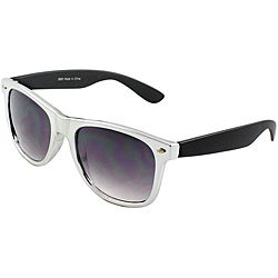 Unisex Black/ Silver Sunglasses