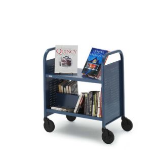 Bretford Contemporary Utility Booktruck BOOFV6 Color Aluminum