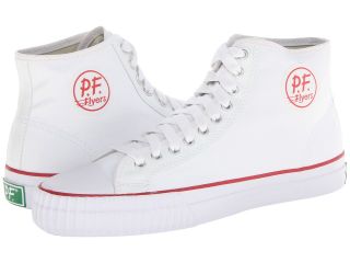 PF Flyers Center Hi Lace up casual Shoes (White)