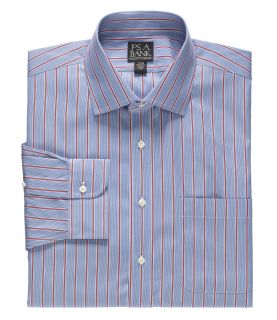 Traveler Spread Collar Stripe Dress Shirt Big and Tall Sizes by JoS. A. Bank Men