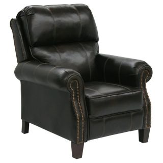 Catnapper Frazier Leather Push Back Recliner with Nailheads Multicolor   6026