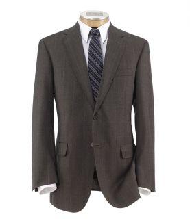 Signature Gold 2 Button Pleated Front Wool Suit Extended Sizes JoS. A. Bank