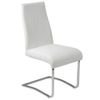 Eurostyle Rooney Low Back Chair 17216BLK / 17216WHT Color White
