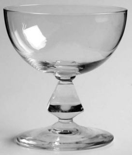 Bryce Aquarius Clear Champagne/Tall Sherbet   Stem #961,Clear, Cut Stem