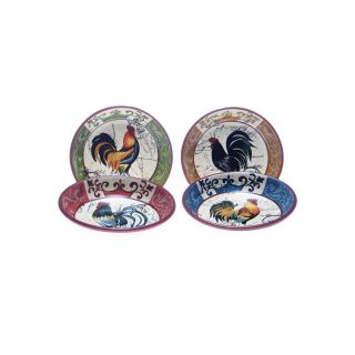 Set of 4 Lille Rooster Bowls