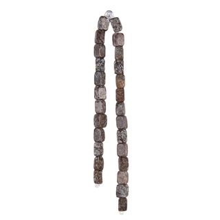 Dcwv Bead Strand 12 inch Stone Rectangle Brown Bead Set (BrownDimensions 12 inches longQuantity One (1) strandAll weights and measurements are approximate and may vary slightly from the listed information. )