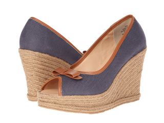 Fitzwell Paige Womens Wedge Shoes (Navy)