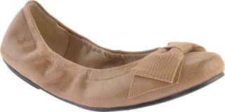 Womens David Tate Fitter   Natural Lambskin Ballet Flats