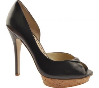 Womens Enzo Angiolini Cerick   Black Leather High Heels