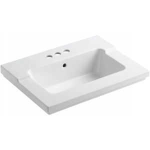 Kohler K 2979 4 0 Tresham One piece surface and integrated lavatory with 4 inch