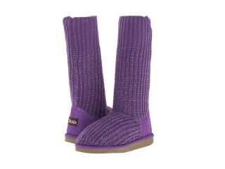 Ukala Sydney Valerie High Womens Pull on Boots (Purple)
