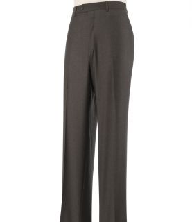 NEW Signature Tailored Fit Mixed Weave Plain Front Trousers JoS. A. Bank