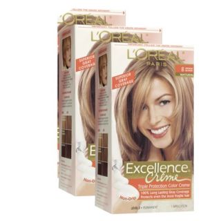 LOreal Paris Excellence Hair Color Bundle   Medium Blonde