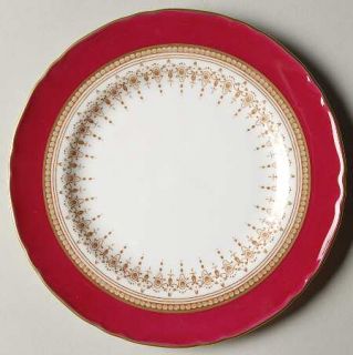Royal Worcester Regency Ruby Bread & Butter Plate, Fine China Dinnerware   Ruby
