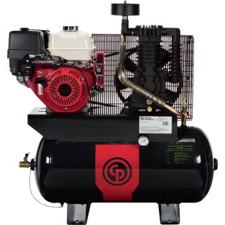 Chicago Pneumatic Gas Powered Air Compressor   13 HP, 30 Gallon, Model RCP1330G