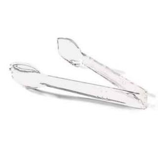 Carlisle Carly Salad Tong, 9 in, Clear Polycarbonate, NSF