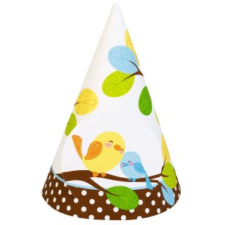 Sweet Tweet Bird Blue   Cone Hats
