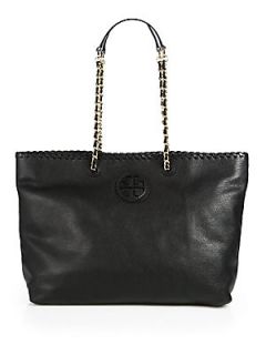 Tory Burch Marion East West Tote   Black
