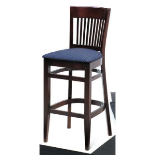 Grand Rapids Chair Melissa Slat Back Wood Barstool (24   31.5 Seats) W509BS