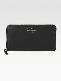 Kate Spade New York Lacey Zip Around Wallet   Black