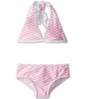 Toobydoo Toobykini Chevron Girls Swimsuits One Piece (Pink)