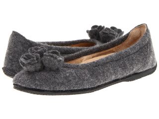 Haflinger Roses Womens Flat Shoes (Gray)