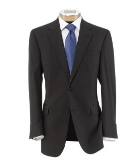 Executive 2 Button Poplin Plain Front Suit JoS. A. Bank Mens Suit