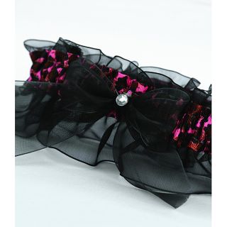 Fuchsia Leopard Garter