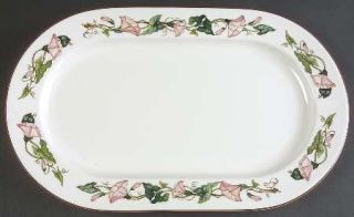 Villeroy & Boch Palermo 13 Oval Serving Platter, Fine China Dinnerware   Pink M