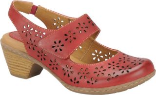 Womens Softspots Safia 2   Cardinal Red Leather Casual Shoes