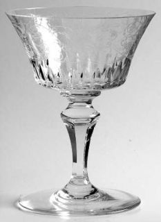 Baccarat Parme Champagne/Tall Sherbet   Etched & Cut