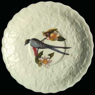 Alfred Meakin Birds Of America (White, Emboss Floral) Saurcer for Flat Cream Sou