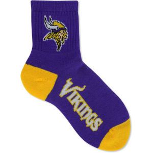 Minnesota Vikings For Bare Feet Ankle TC 501 Med Sock