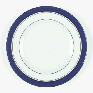 Royal Worcester Howard Cobalt Blue (Platinum Trim) Bread & Butter Plate, Fine Ch