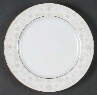 Baum Brothers Wilton Bread & Butter Plate, Fine China Dinnerware   Pink, Blue &