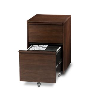 BDI USA Cascadia Mobile File Cabinet 6207 Color Chocolate Stained Walnut
