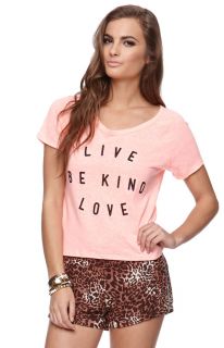 Womens Element Tee   Element Live And Love T Shirt